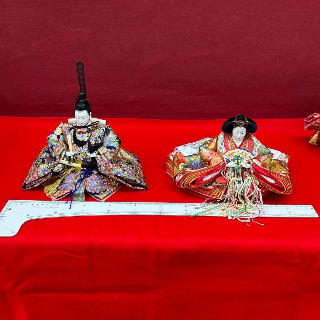 【182】雛人形 ５人飾り＊倉庫整理品＊