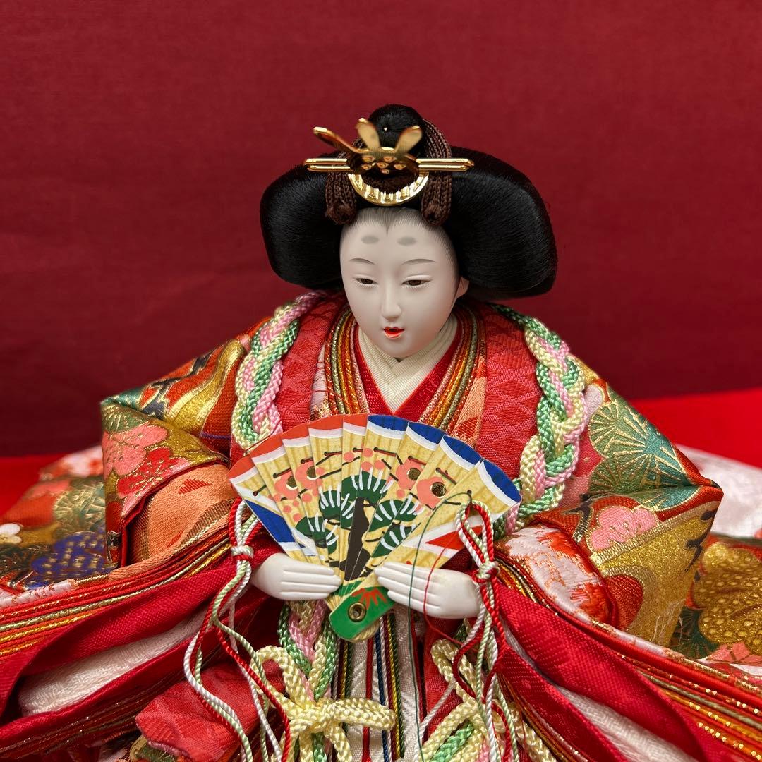 【182】雛人形 ５人飾り＊倉庫整理品＊