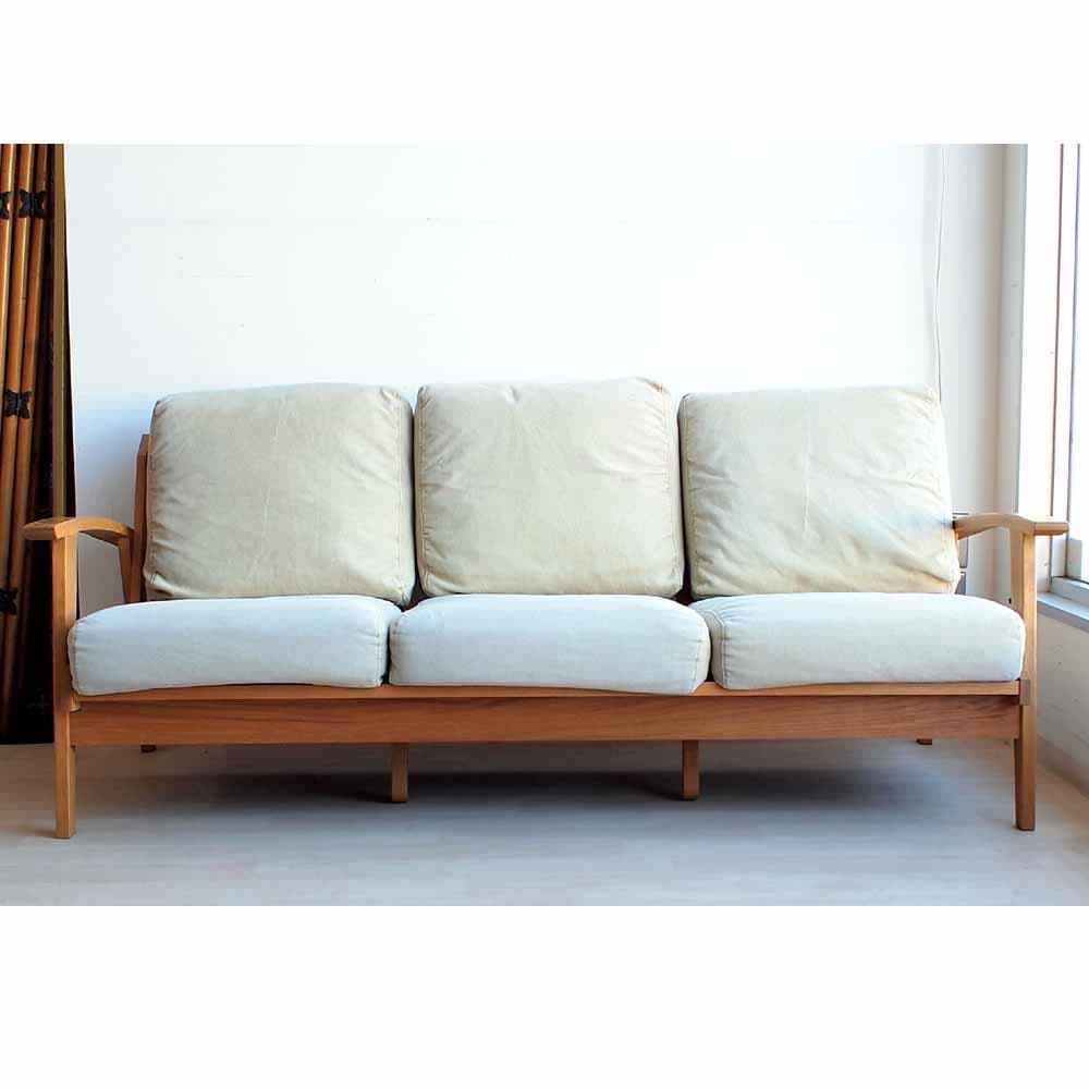 アーバンリサーチドアーズ BOTHY ソファ キャンバス生地 オーク材フレーム