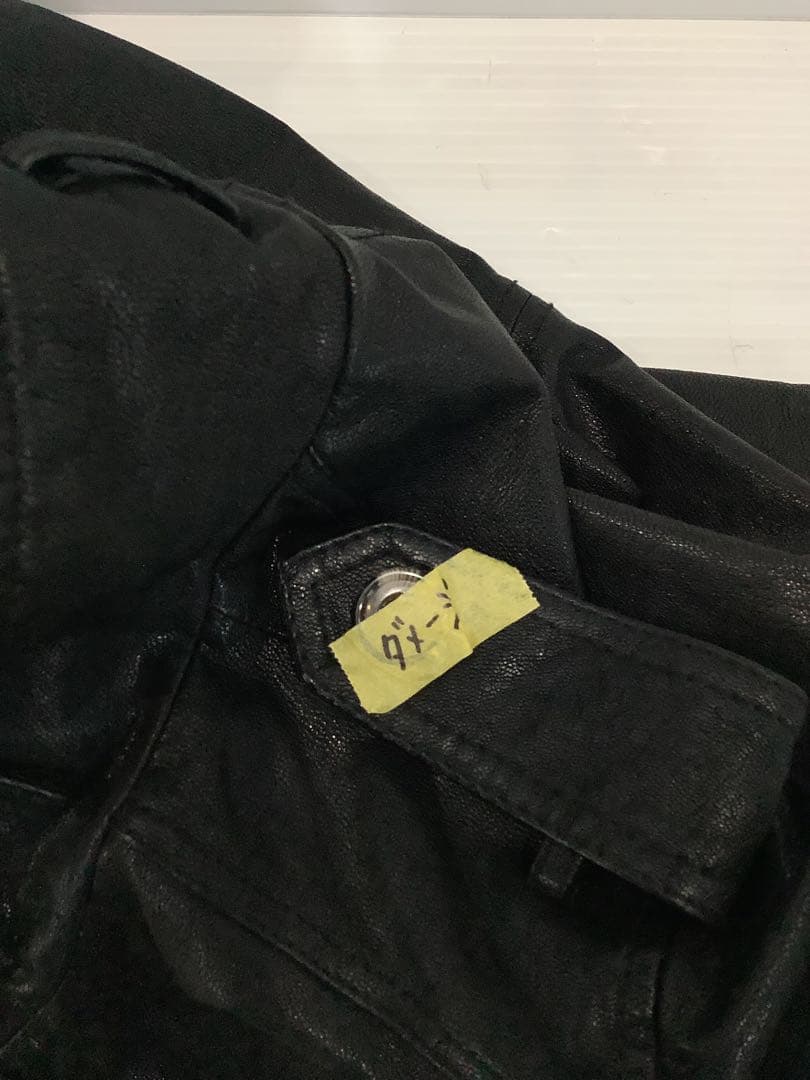 ★10.23◎A782◎BuffaloBobsレザージャケット◎山羊革◎ブラック