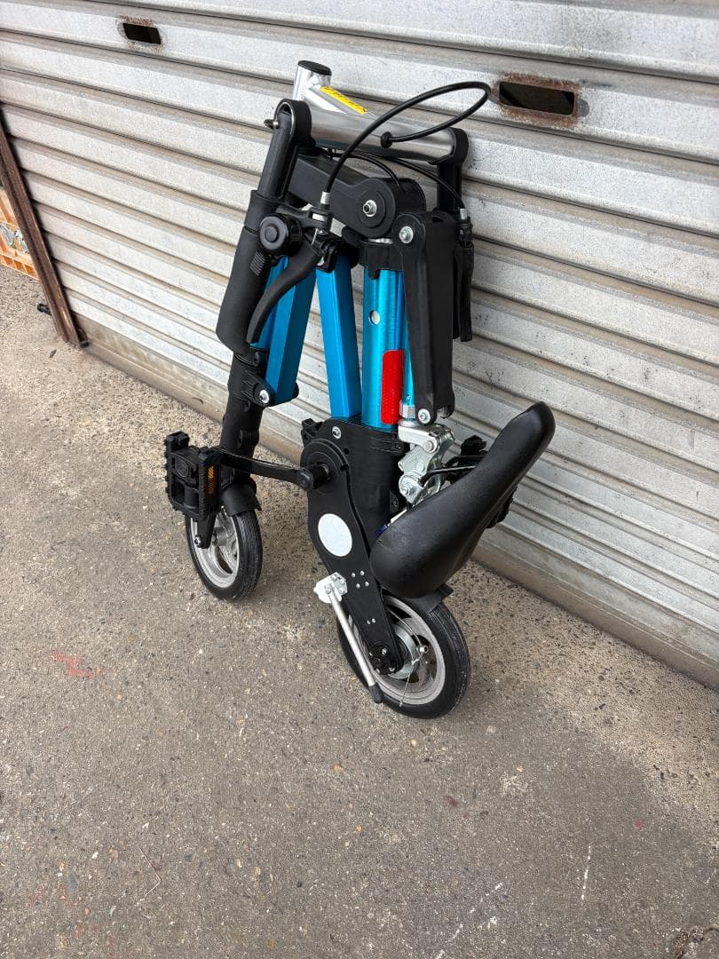 【超軽量折りたたみ】A-Bike アルミ製ミニベロ 自転車 8インチホイール