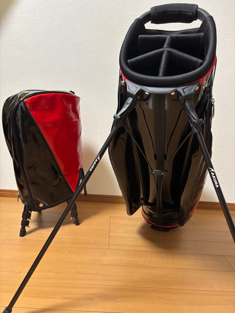 AKIRA アキラ 9.0型 アスリート プロモデル 超美品 キャディバック