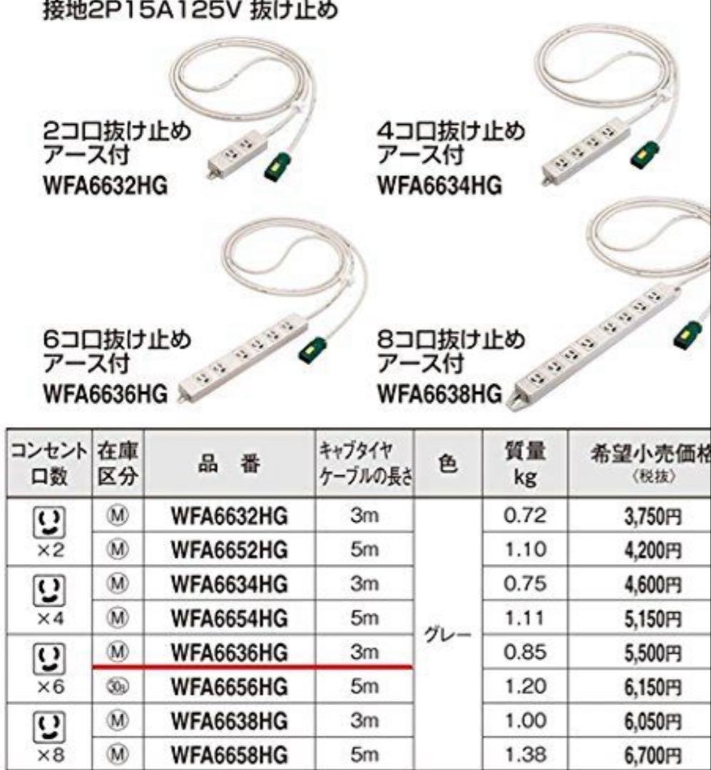 パナソニック♦WFA6636HG♦ハーネス用OAタップ　5個セット