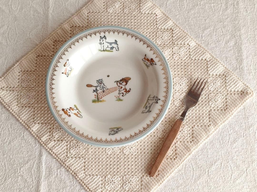 【アナベルさま】vintage limoges ❀ どうぶつ達の 可愛いプレート