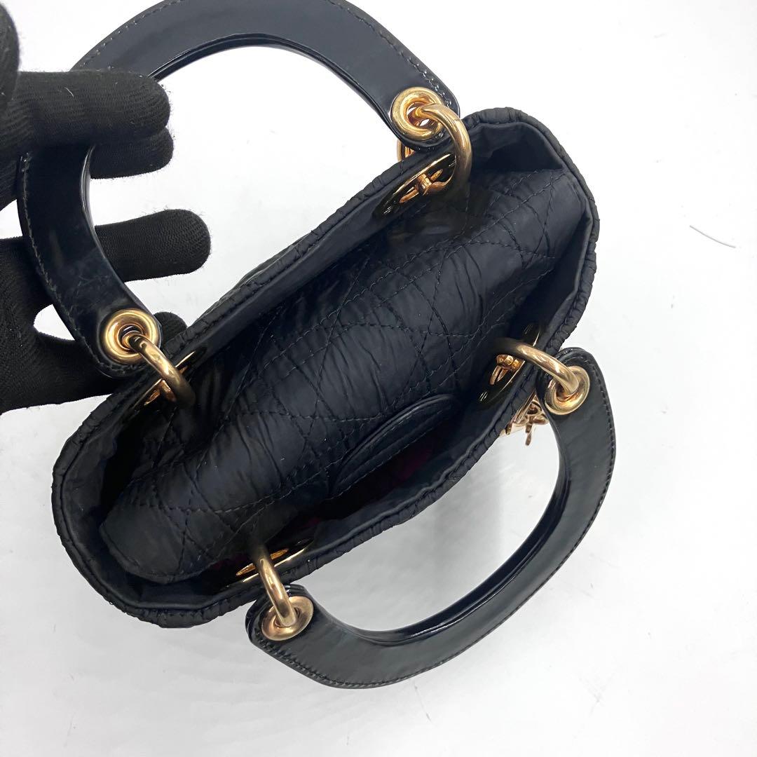 ディオール 3286ナノサイズ ミニ ハンドバッグ レディディオール 黒