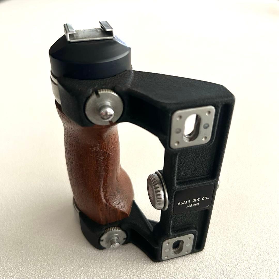 ASAHI PENTAX 67 6×7用 ペンタックス 木製 カメラグリップ