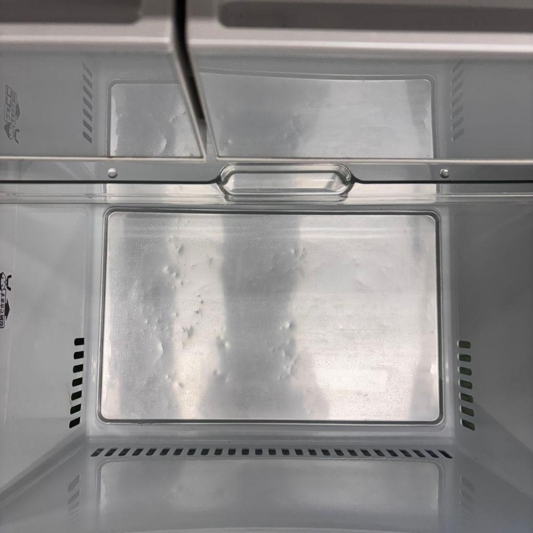 592 東芝　大型冷蔵庫　400L強　右開き　自動製氷　5ドア　ガラスパネル