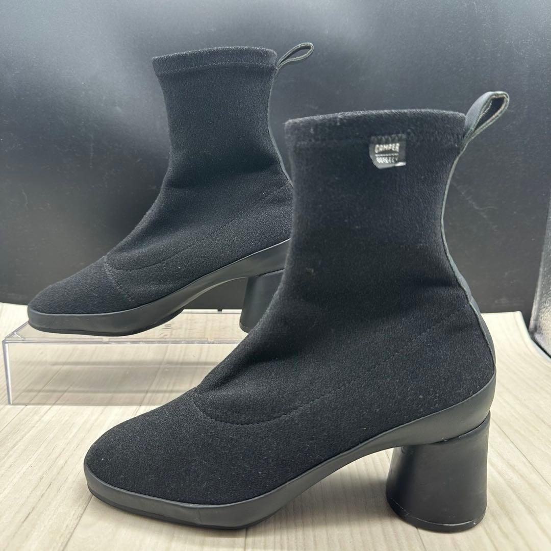 【CAMPER】カンペール 36 ニットソックスブーツ ブラック ゴアテックス