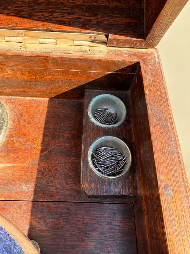 【希少】 蓄音機　GEAR&EAGLE No.55　アンティーク　レトロ　963