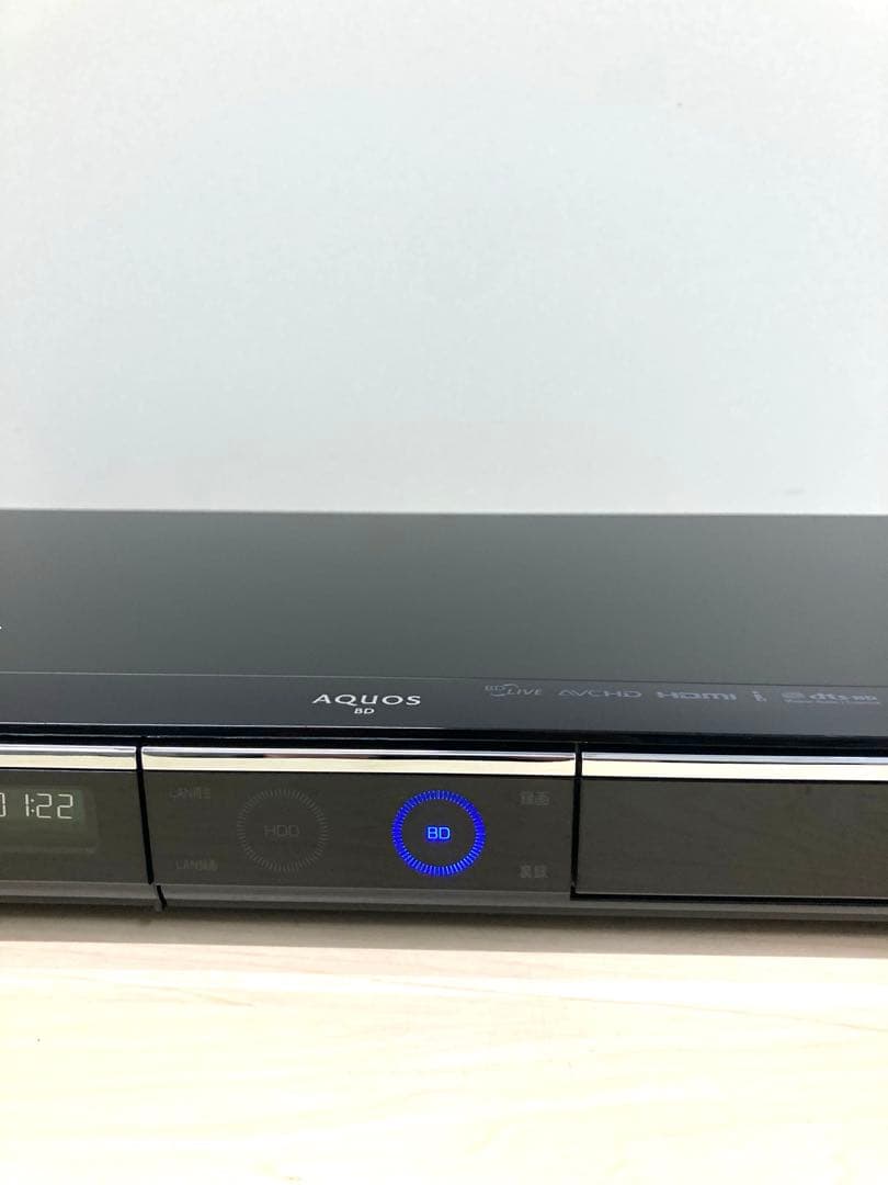 めっちゃ綺麗　シャープ　AQUOS ブルーレイ　BD-HDW 75
