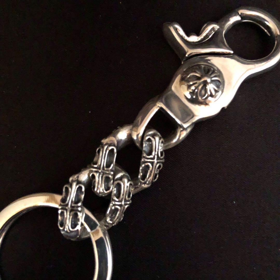 シルバー925 キーリング　キーホルダー　クロス　プラス　人気　③