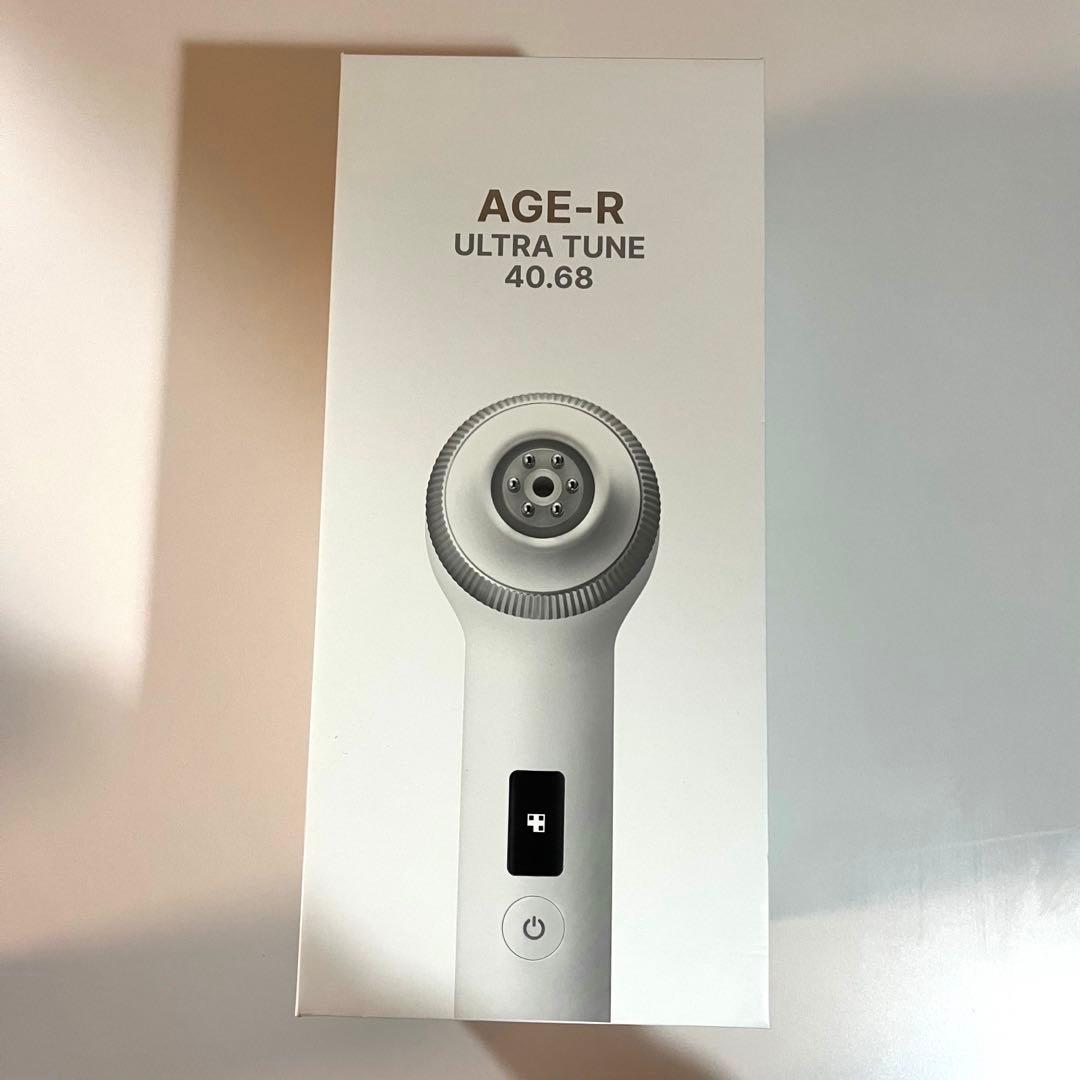【ほぼ未使用】AGE-R ULTRA TUNE 40.68 美顔器