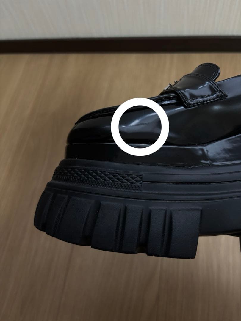 michellMacaron 厚底ローファー 使用1回 箱・保存袋あり Mサイズ