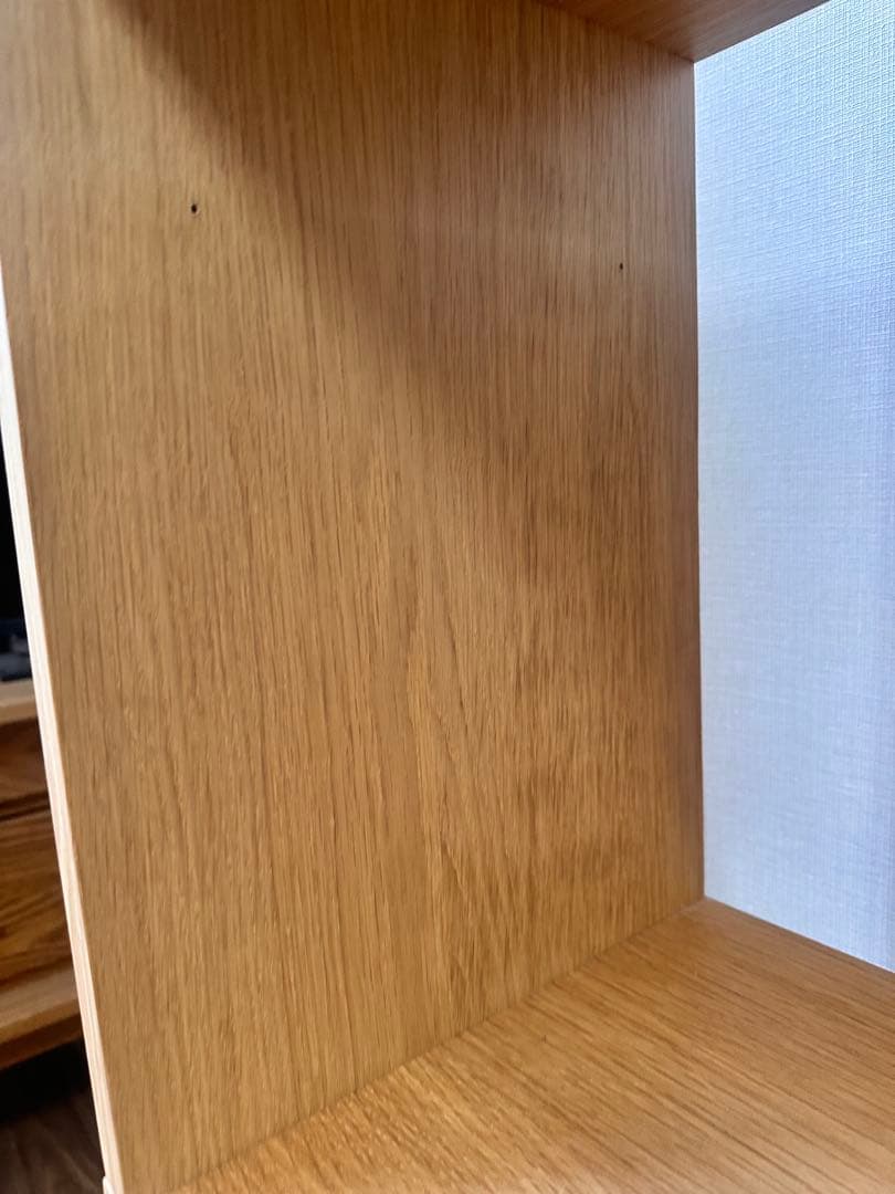 【送料込】無印良品 スタッキングシェルフ　オーク　3段×2列