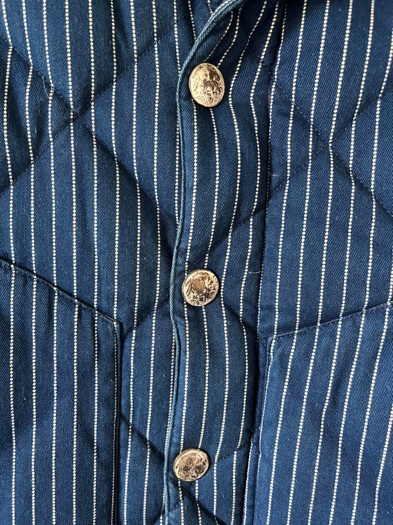 シュガーケーン ウォバッシュストライプ ダウンベスト Mサイズ