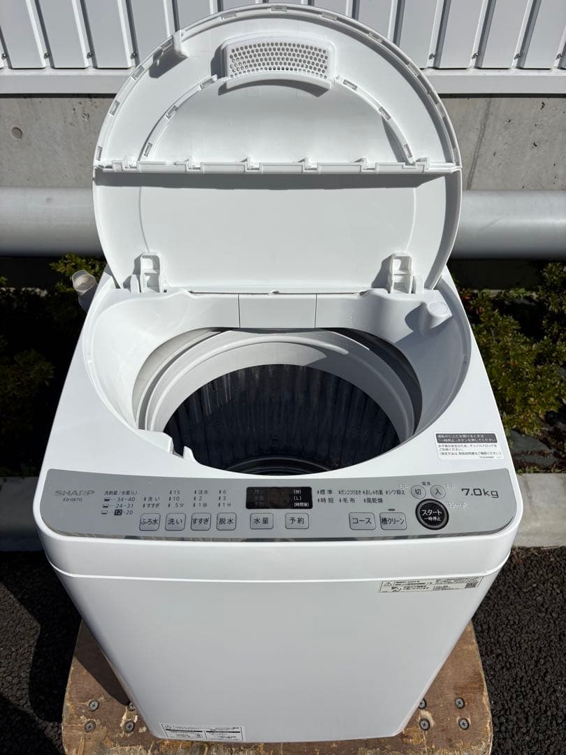 【3#5100zzz】【美品】SHARP 全自動洗濯機 7kg 高年式
