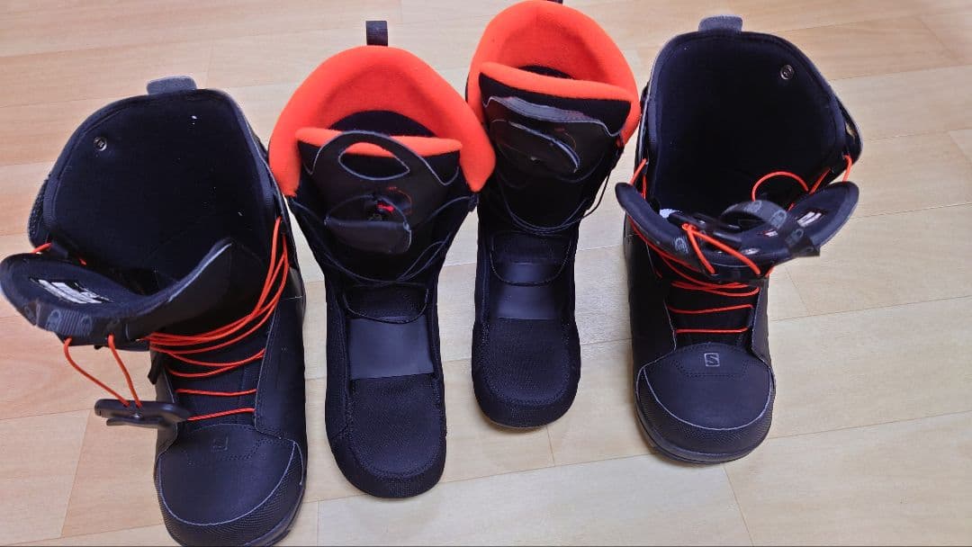 ＊美品Salomon 　FACTION スノーボードブーツ 黒サイズ26.5cm