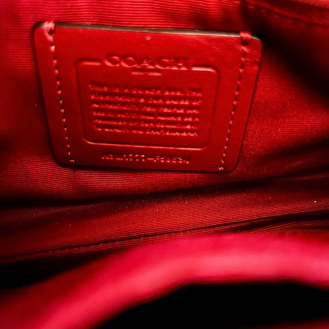 COACH コーチ　ショルダーバッグ　ミニショルダー　スマホ　リバーシブル ❶