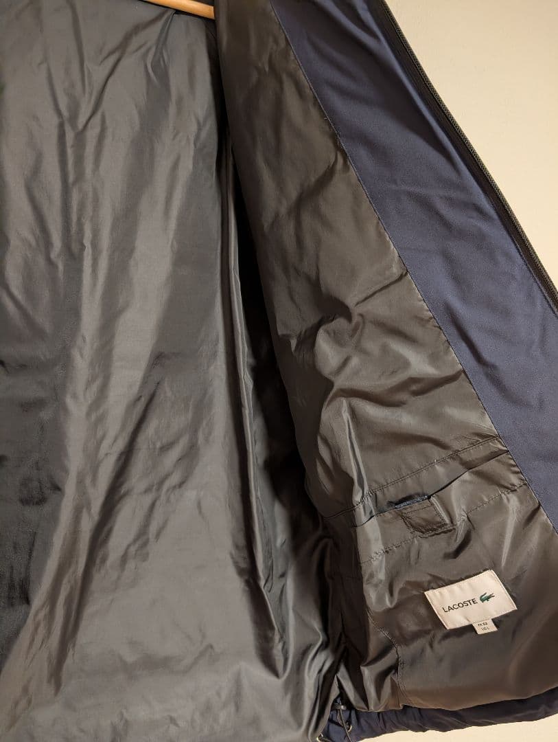 LACOSTE BH262EM ネイビー ダウンジャケット