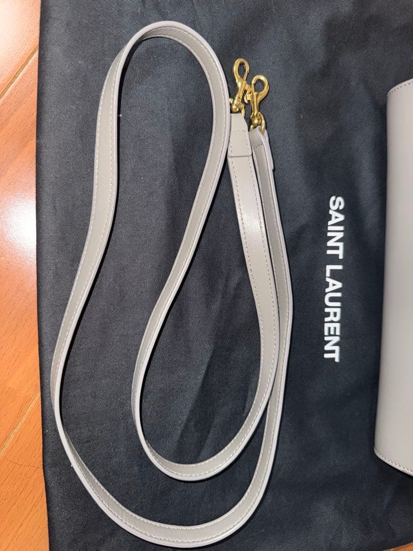 SAINT LAURENT グレー ハンドバッグ