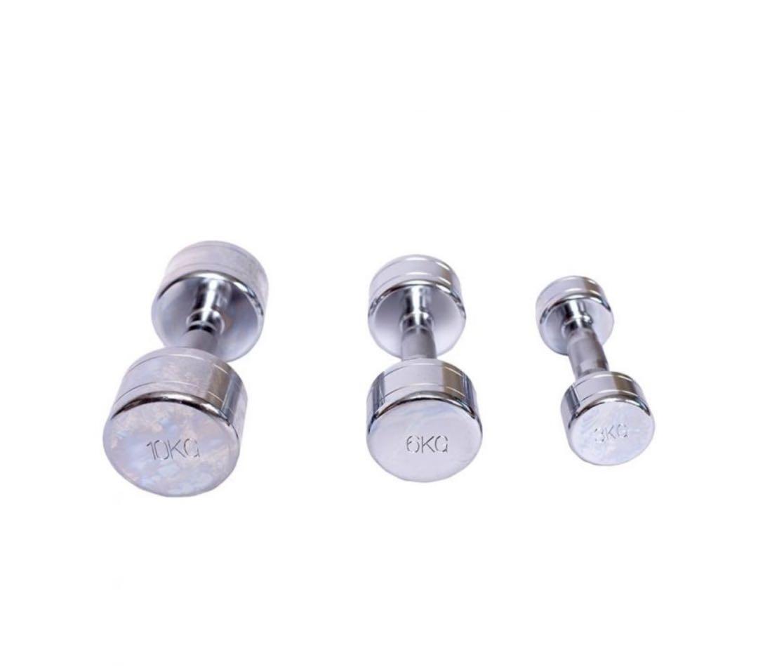 【新品未開封】クロムダンベル＋10ペアダンベルラック