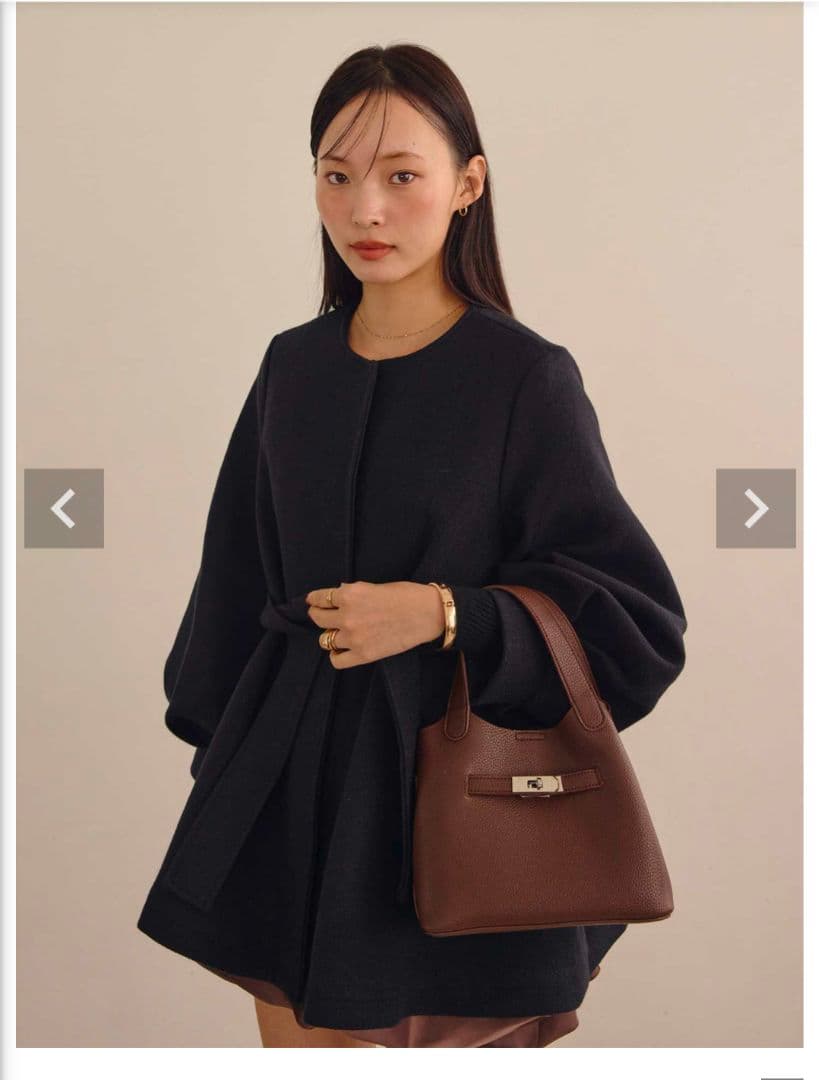 ACYM アシーム　　バルーンスリーブフレアコート