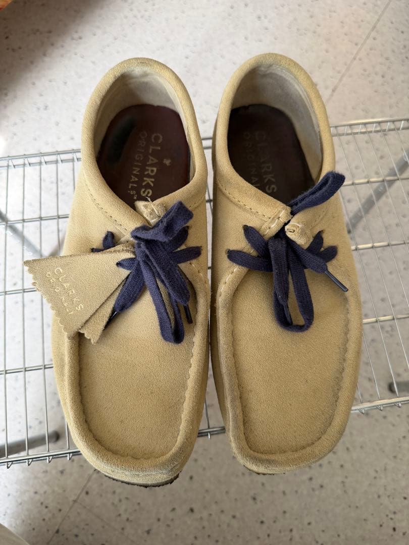 CLARKS ワラビー ベージュ