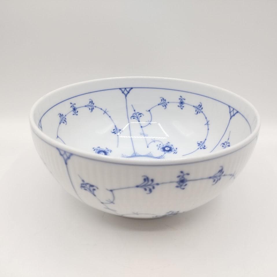 ロイヤルコペンハーゲン ブルーフルーテッド プレイン ボウル 鉢 3個 セット