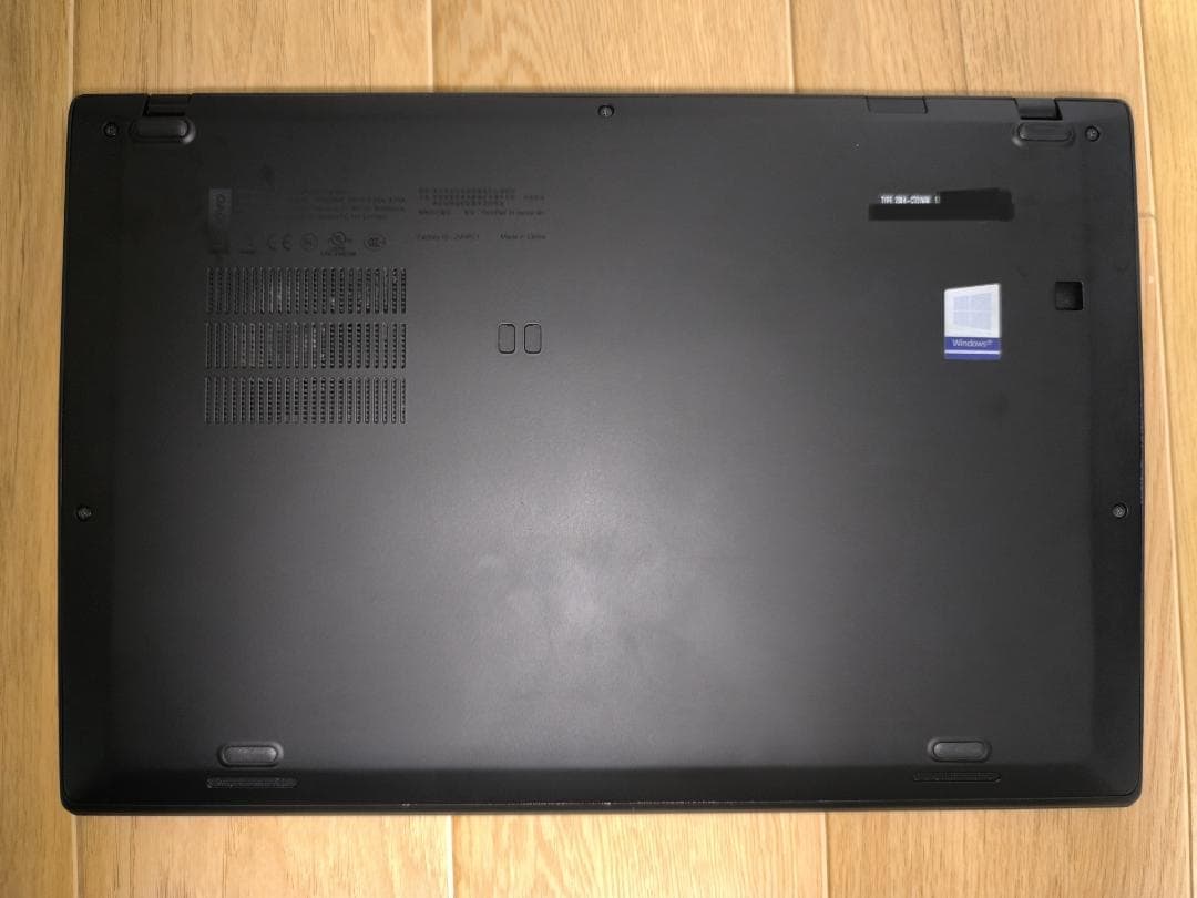 Thinkpad X1 Carbon Gen 6 バッテリー100% WQHD