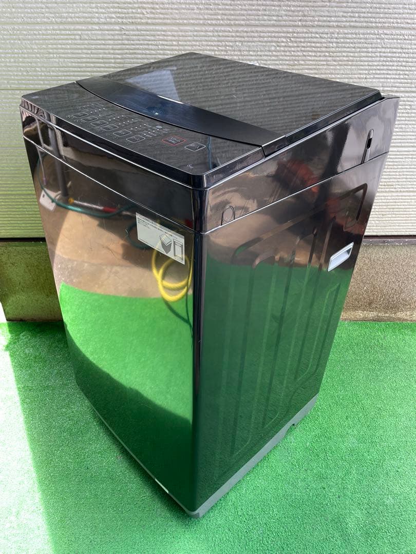 803 ニトリ おしゃれブラックガラストップ 6kg洗濯機 2023年製 単身