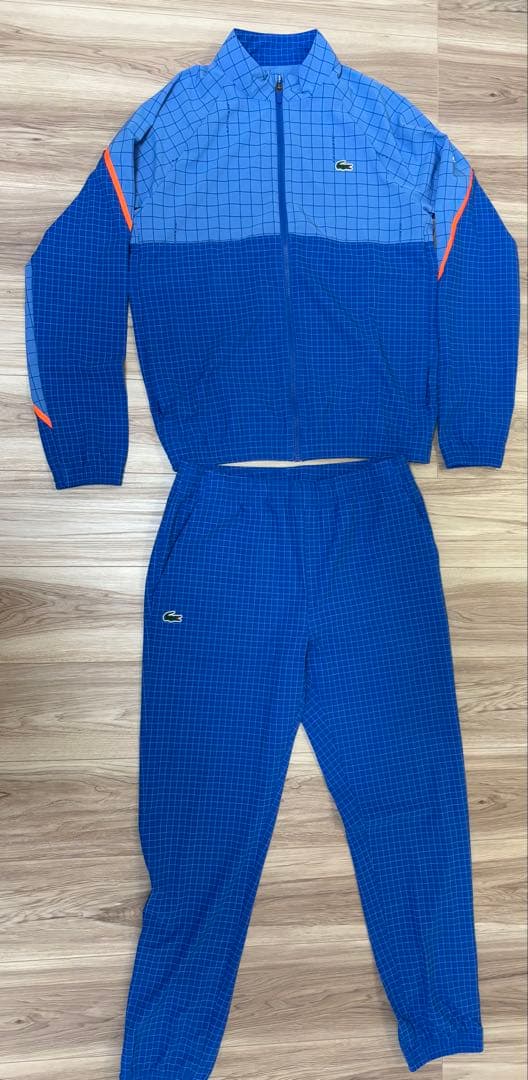 【LFAGT】新品ラコステ 「ノバク・ジョコビッチ」グリッドトラックスーツ