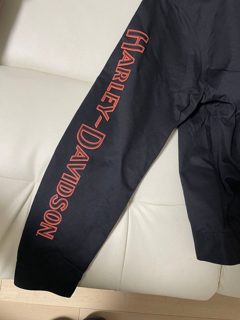 HARLEY-DAVIDSON ブラックナイロンジャケット