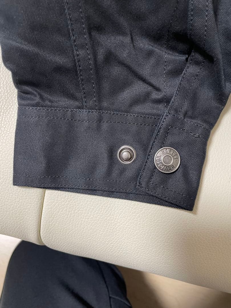 HARLEY-DAVIDSON ブラックナイロンジャケット