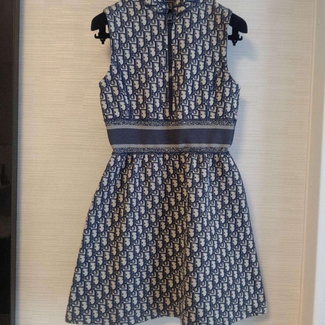 CHRISTIAN DIOR ノースリーブミニワンピース