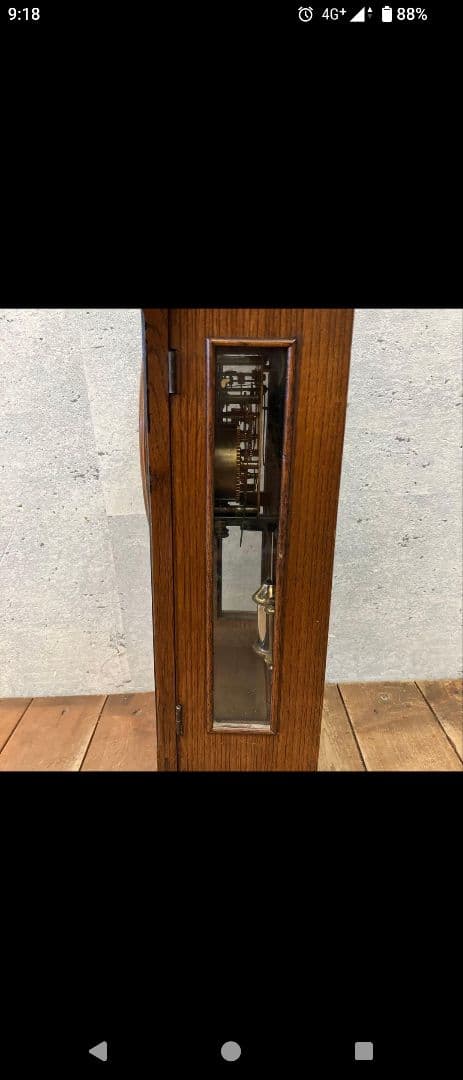 柱時計 掛け時計 精工舎 スリゲル型 節硝子 ジャンク