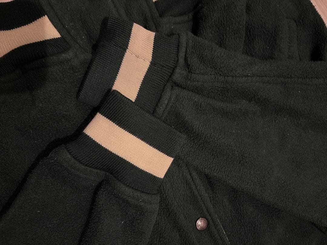 90s Polo by Ralph Lauren フリースバーシティジャケット緑