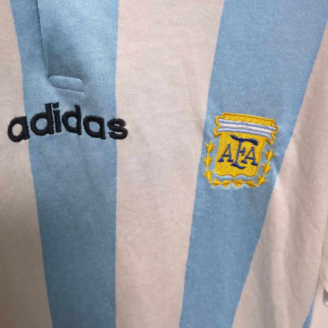 アルゼンチン代表　1994 　マラドーナ　襟　ホーム
