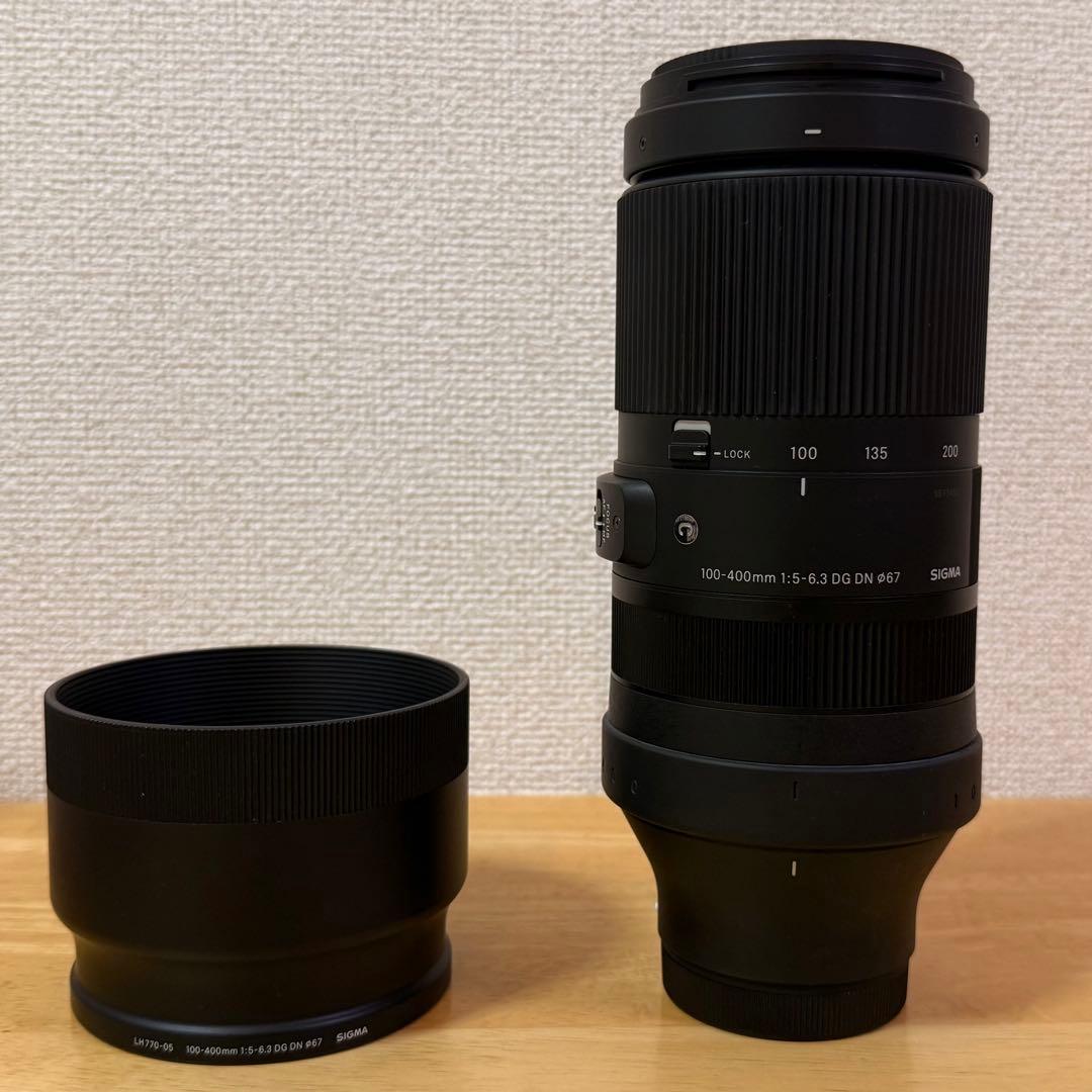 美品 SIGMA 100-400mm F5-6.3ソニーEマウント用