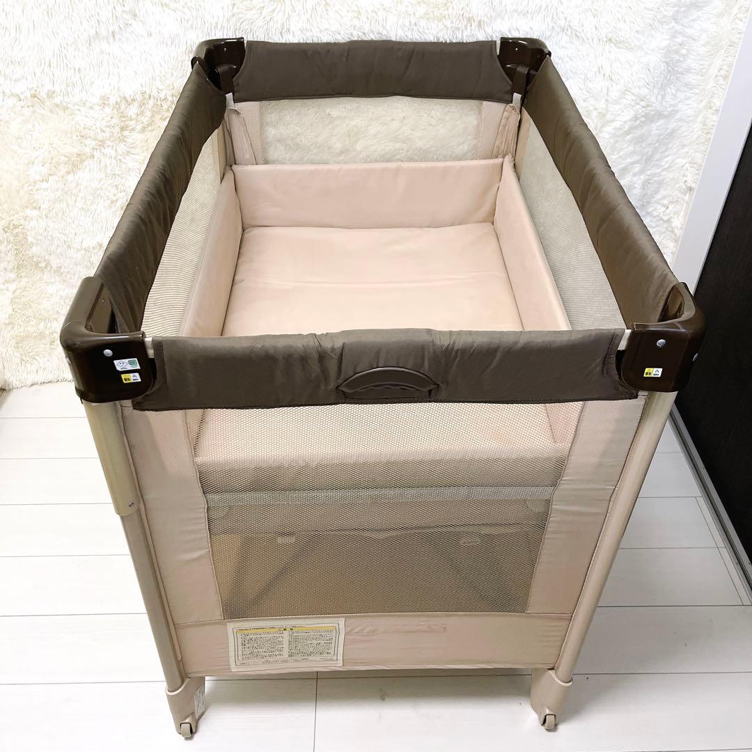 Aprica アップリカ ベビーベッド ココネル ココア 綺麗 美品 元箱付き
