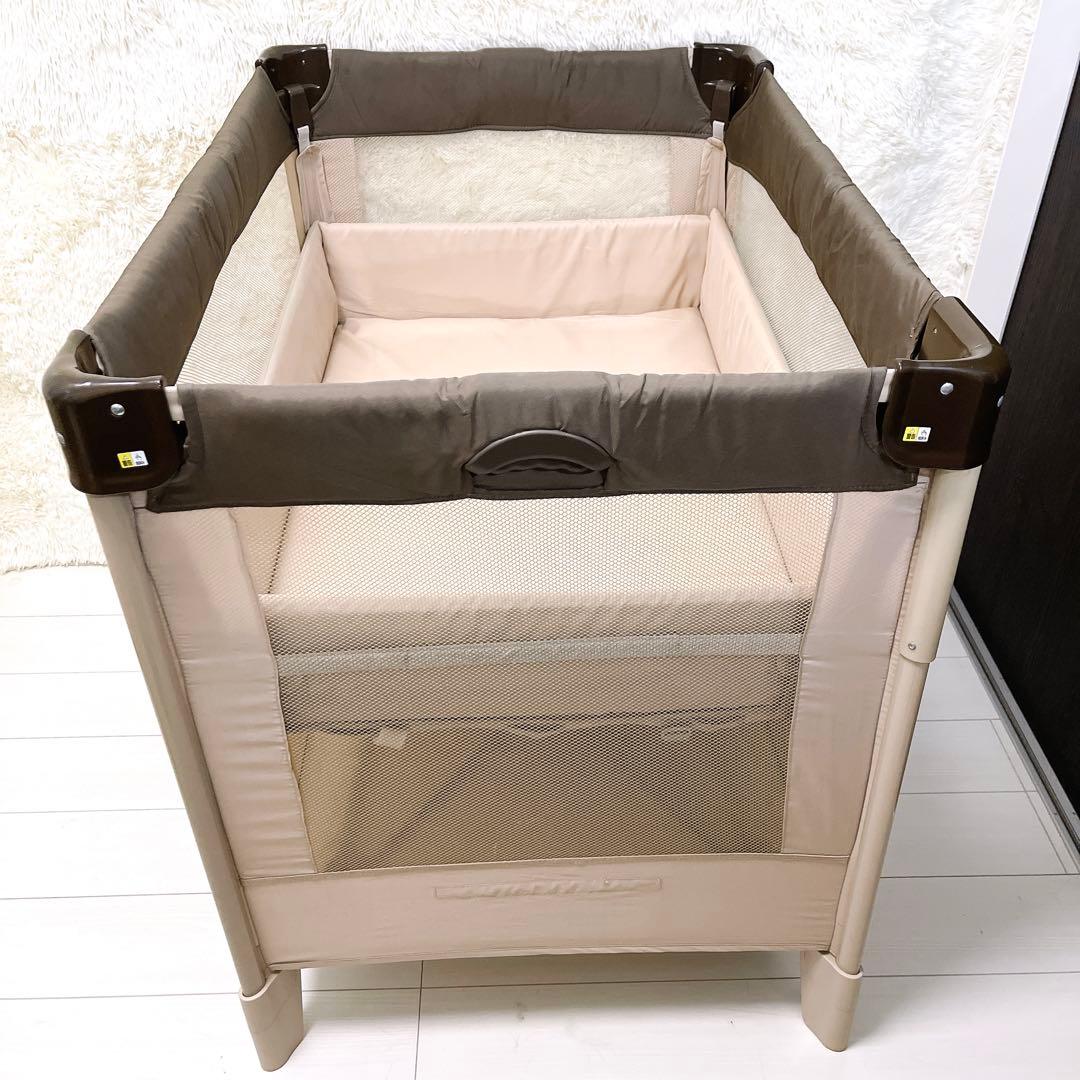 Aprica アップリカ ベビーベッド ココネル ココア 綺麗 美品 元箱付き