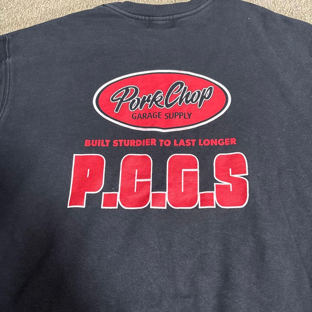 PORK CHOP ポークチョップ　ガレージサプライ　ロゴ　スウェット