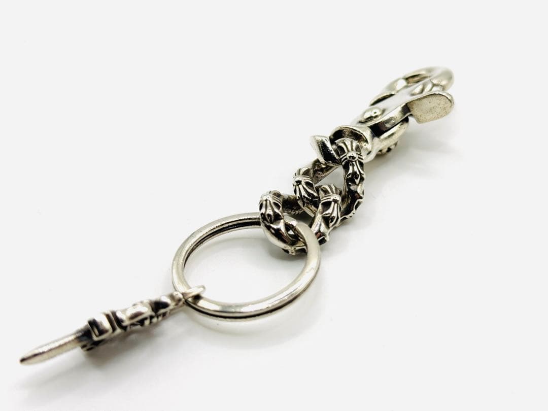 希少 【CHROME HEARTS クロムハーツ】ショート キーチェーン シ