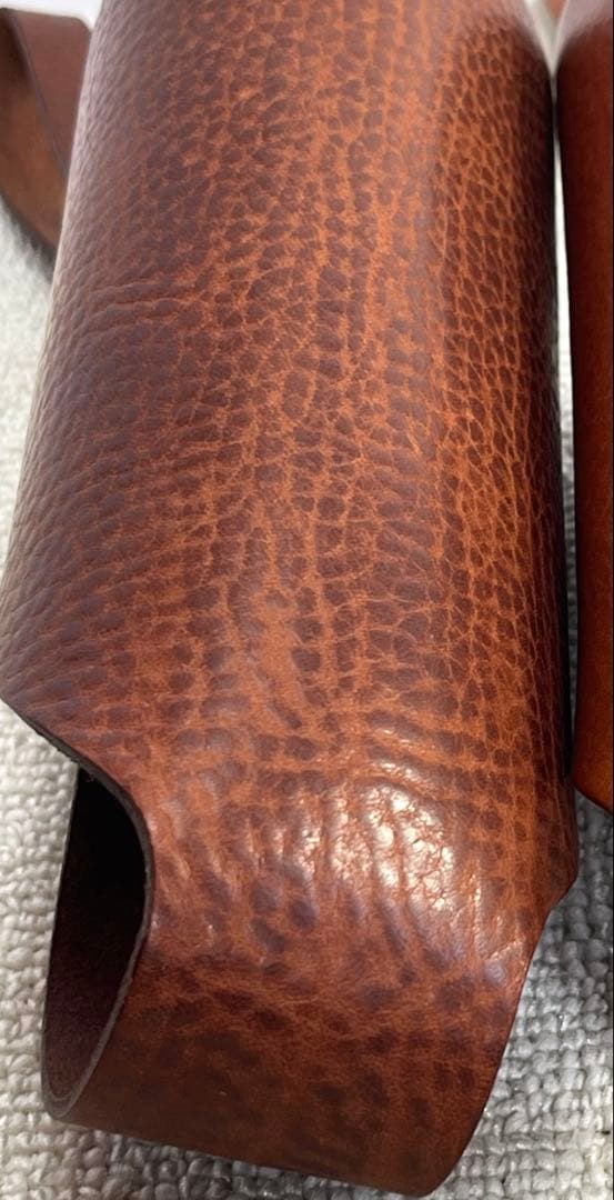 美品 organ オルガン ボトルホルダー 本革 水筒 カスターニョ HERZ