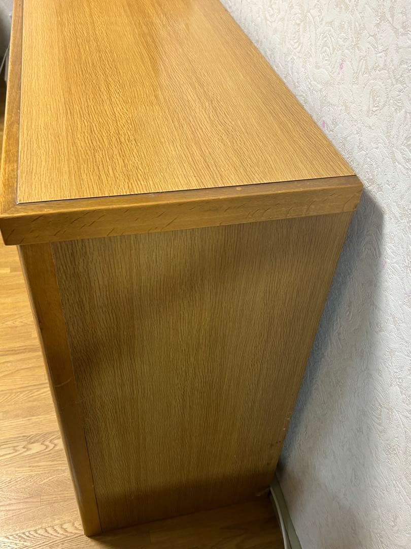 kaji★浜本工芸ガラス扉付収納サイドボード