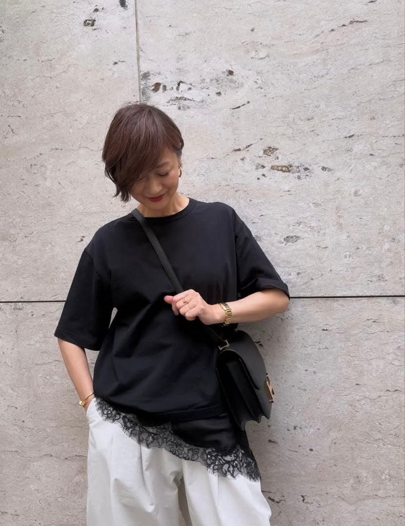 ZARA ザラ　レースキャミソール　黒　XS