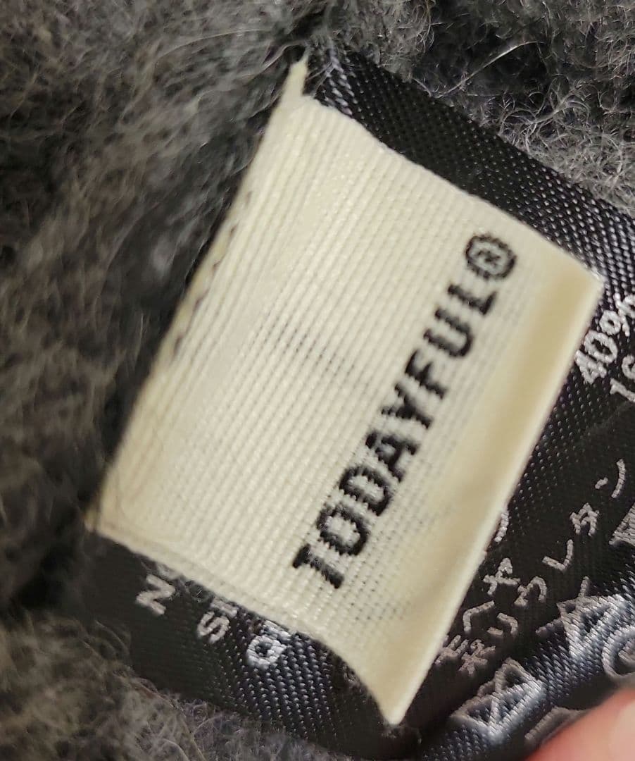 todayful 　Brashed Knit Cardigan