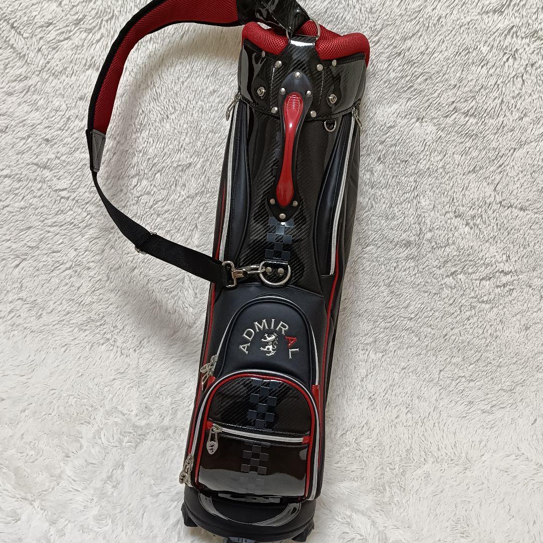 【未使用品】Admiral　GOLF　ゴルフ　キャディバッグ　訳あり　フード付き