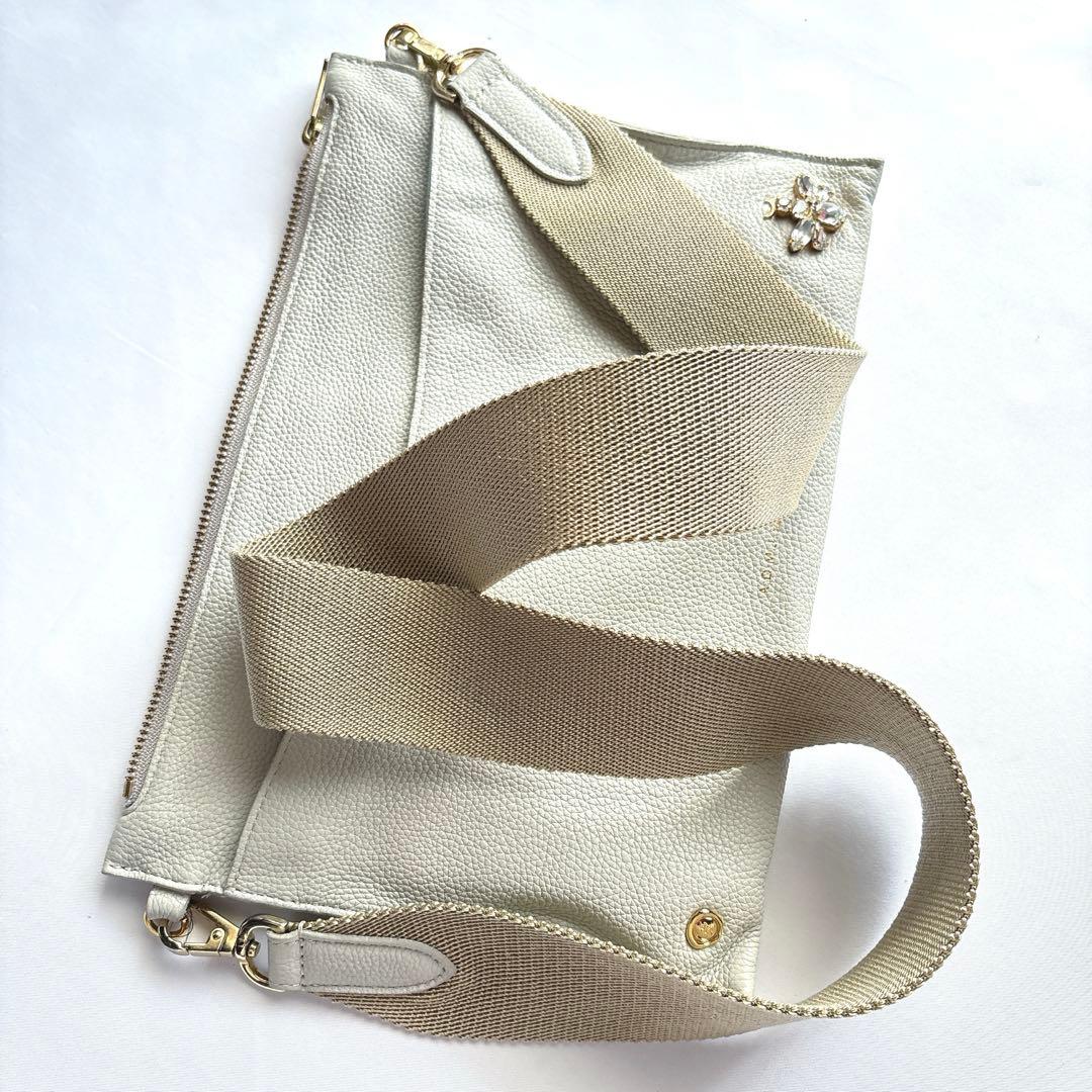 ADMJ THE BEE スワロフスキークリスタル製クマンバチショルダーバッグ