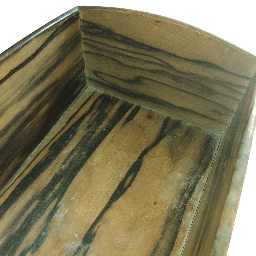 黒柿煙草盆　アンティーク　老木希少材