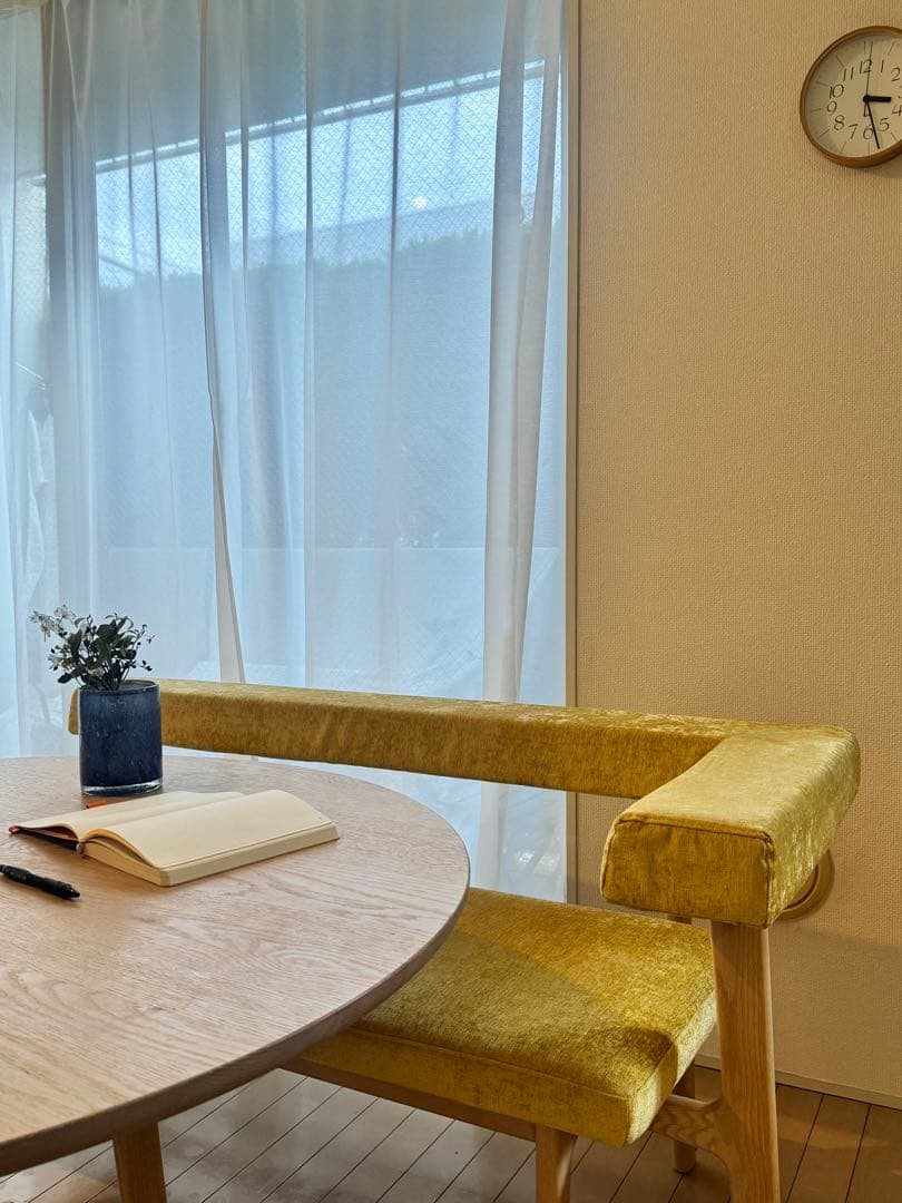 LIVING HOUSE モコア カウチ ベンチ　無垢材